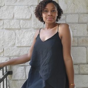 NOM Maternity Asymmetric Layered Dress